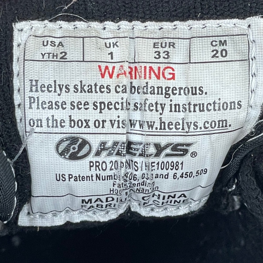 Heelys‎ Pro 20 Prints Camo Skate Shoes Kids Youth 2 Green Purple HE100981 Wheels - Picture 7 of 15